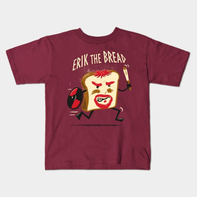 Erik the Bread Kids T-Shirt by ikado